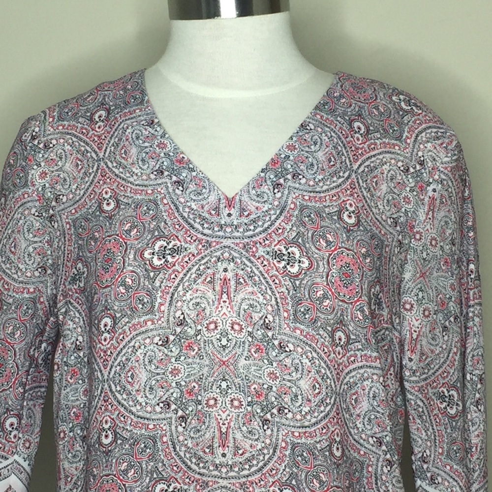 Violet + Claire | Tunic. Pink. White. Black.